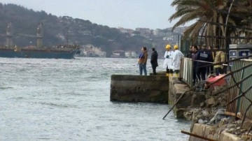 Ortaköy'de denize düşen 2 işçiden biri hayatını kaybetti