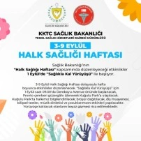 Sağlık Bakanlığı 3-9 Eylül “Halk Sağlığı Haftası” nedeniyle etkinlikler düzenliyor