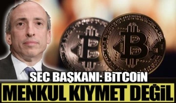 SEC Başkanı'ndan Bitcoin açıklaması: Menkul kıymet değil