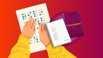 Tavuk Dünyası'dan Braille alfabeli menü