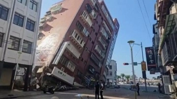Tayvan deprem felaketini yaşadı! 7,4 ile sallandı