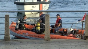 Üsküdar'da denize düşen kadını arama çalışmaları devam ediyor