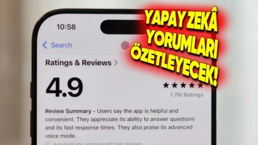 Yapay Zekâ, App Store Yorumlarını Sizin İçin Özetleyecek!