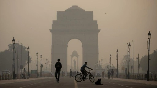 Yeni Delhi'de eğitimde hava kirliliği önlemi